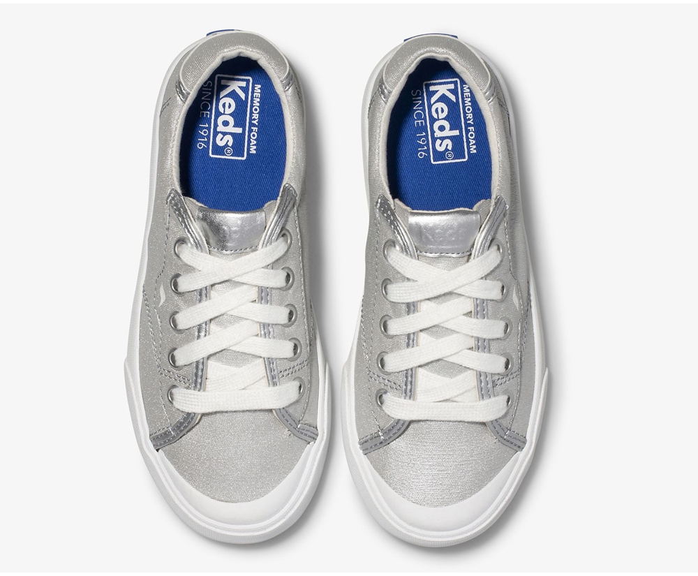 Tenis Keds Niña Plateados - Crew Kick 75 - 8326-WFQYO